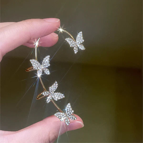Butterfly Ear Cuff Earring|(Sliver/Gold)